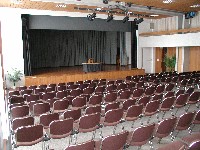 Loorensaalgebude, Saal mit Bistro